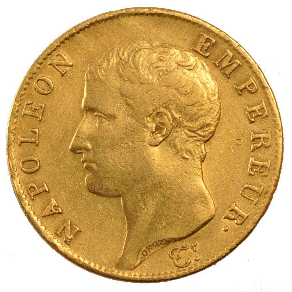 FRANCE, 40 Francs, 1804, Paris, EF(40-45), Gold, Gadoury #1081, 12.86