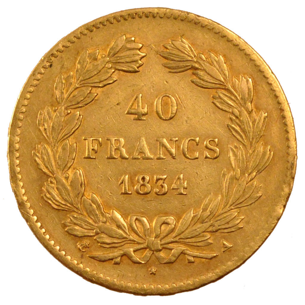 Louis Philippe Ier, 40 Francs or