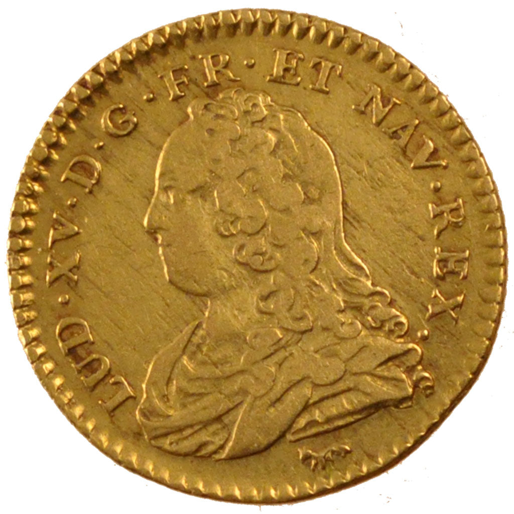 Louis XV, 1/2 Louis d'or aux lunettes