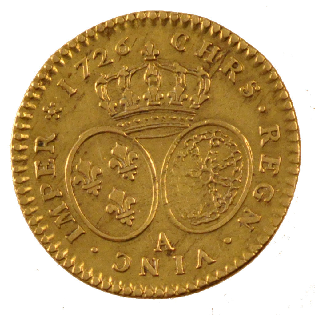 Louis XV, 1/2 Louis d'or aux lunettes