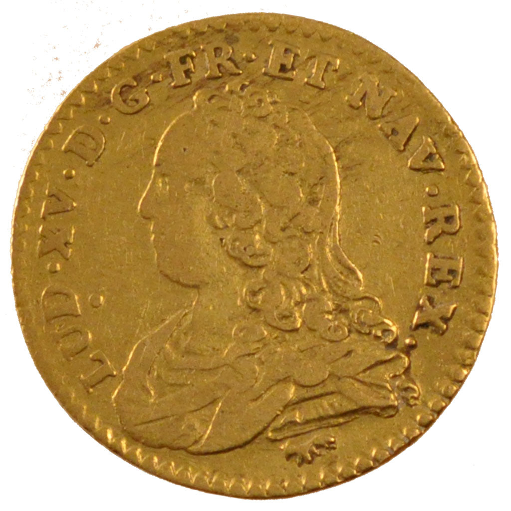 FRANCE, 1/2 Louis d'or aux lunettes, 1/2 Louis D'or, 1730, Paris, KM #488.1,...