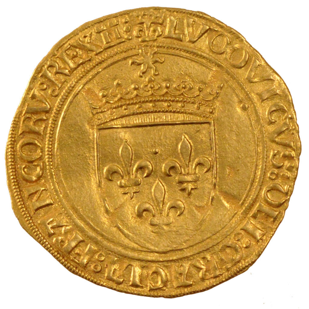 Coin, France, Ecu d'or, Tours, AU(55-58), Gold, Duplessy:647