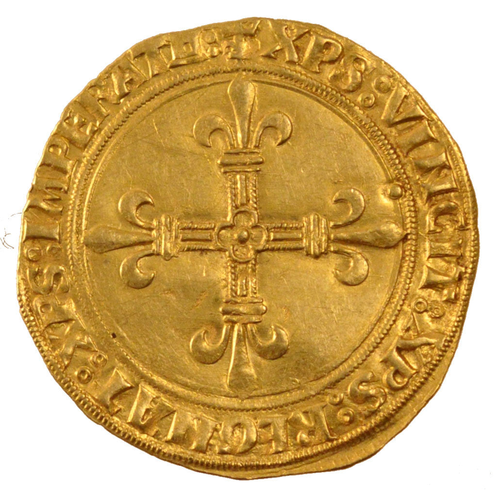 Coin, France, Ecu d'or, Tours, AU(55-58), Gold, Duplessy:647