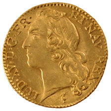 FRANCE, Louis d'or au bandeau, Louis D'or, 1745, Lille, KM #513.22, AU(55-58),..