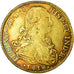 Moneda, Colombia, 8 Escudos, 1818, Nuevo Reino, MBC, Oro, KM:66.1