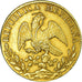 Moneda, México, 8 Escudos, 1861, Oaxaca, EBC, Oro, KM:383.10