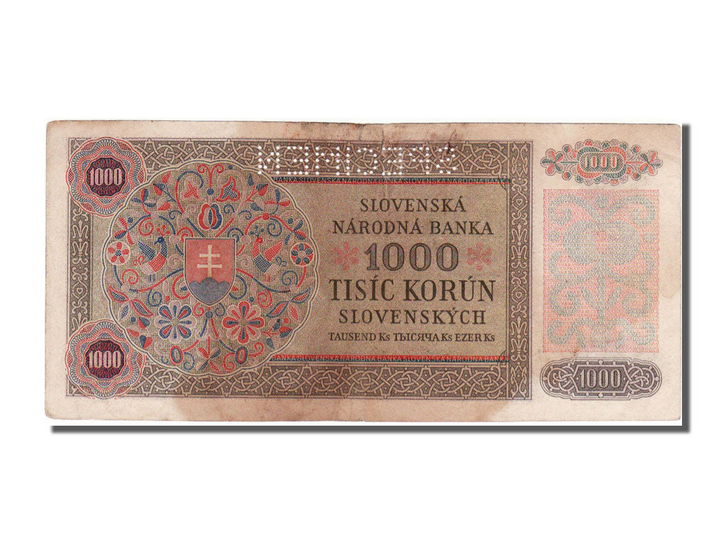 Banknote, Slovakia, 1000 Korun, 1940, 1940-11-25, EF(40-45)