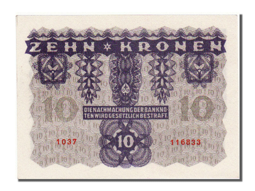 Austria, 10 Kronen, 1922, KM #75, 1922-01-02, UNC(65-70), 1037 116833