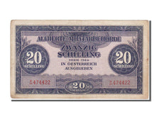 Austria, 20 Schilling, 1944, KM #107, EF(40-45), D/24 474422