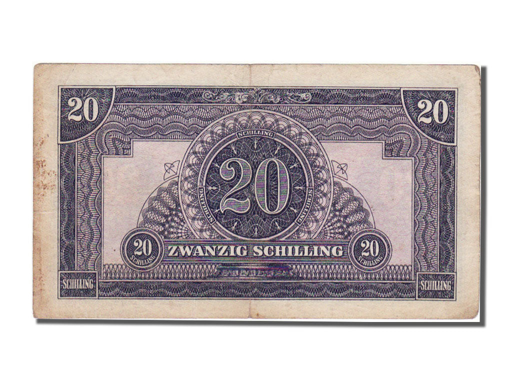 Austria, 20 Schilling, 1944, KM #107, EF(40-45), D/24 474422