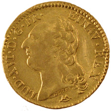 FRANCE, Louis d'Or, 1786, Montpellier, AU(50-53), Gold, Gadoury #361, 7.58