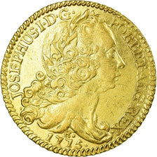 Moneda, Brasil, Jose I, 6400 Reis, 1775, Rio de Janeiro, MBC+, Oro, KM:172.2