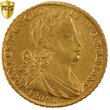 Moneda, Brasil, Joao, 6400 Reis, 1805, Rio de Janeiro, PCGS, AU55, EBC, Oro