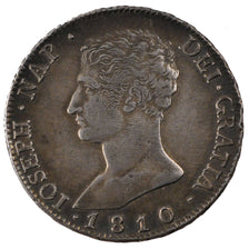 Moneda, España, Joseph Napolean, 20 Réales, 1810, Madrid, MBC+, Plata