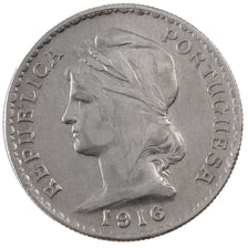 PORTUGAL, Escudo, 1916, KM #564, EF(40-45), Silver, 37, 24.77