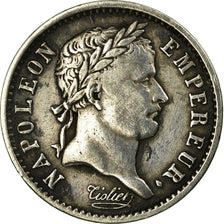 Munten, Frankrijk, Napoléon I, 1/4 Franc, 1807, Paris, ZF, Zilver, KM:678.1