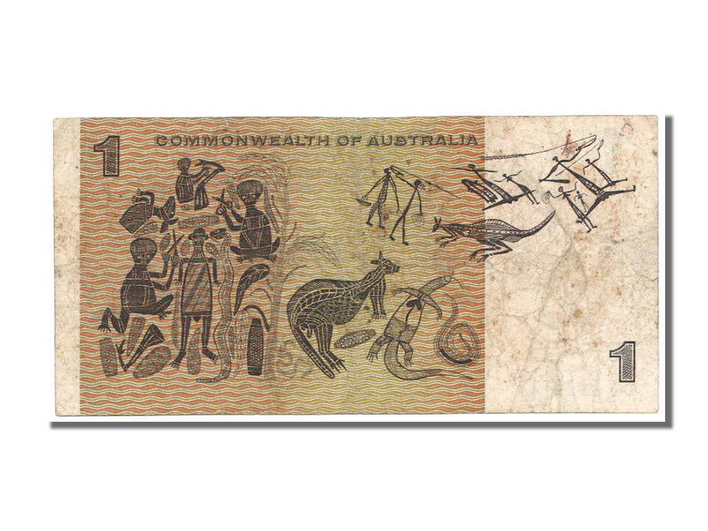 Australia, 1 Dollar, 1969, KM #37c, VF(30-35), ALV 987313
