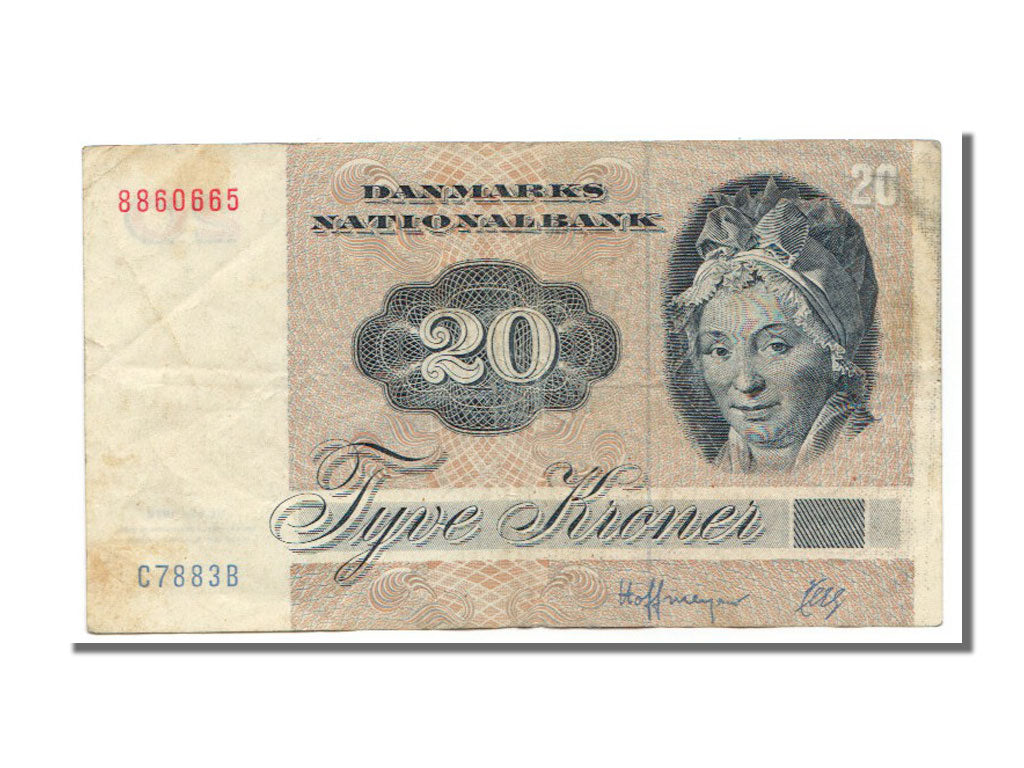 Denmark, 20 Kroner, 1988, VF(30-35), C7883B