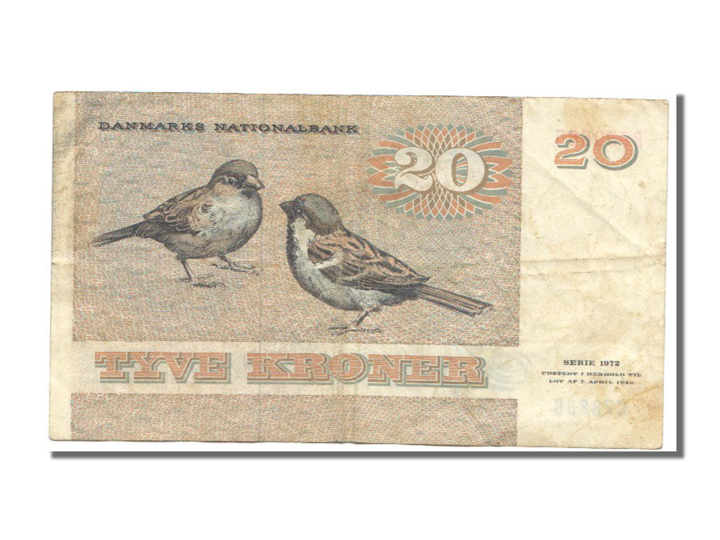 Denmark, 20 Kroner, 1988, VF(30-35), C7883B