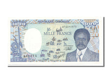 Gabon, 1000 Francs, 1992, 1992-01-01, AU(55-58), Y.11 281875