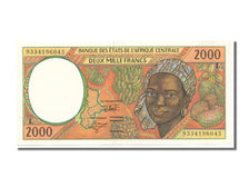 Central African States, 2000 Francs, 1993, KM #403La, UNC(60-62), 9334196043