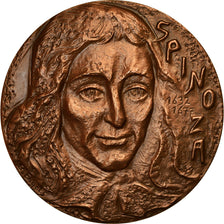 Netherlands, Medal, Philosophie, Spinoza, Amsterdam, 1977, Engels, MS(63)