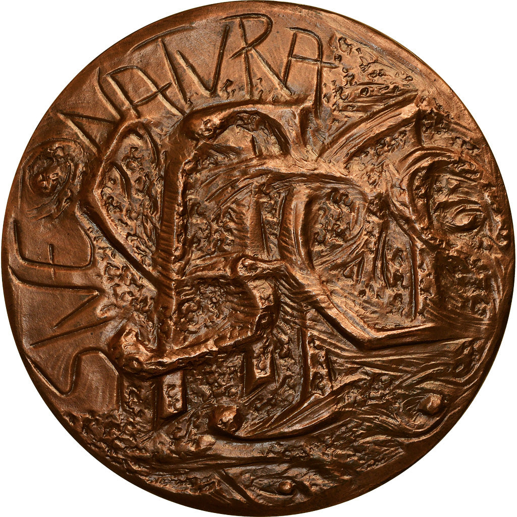 Netherlands, Medal, Philosophie, Spinoza, Amsterdam, 1977, Engels, MS(63)