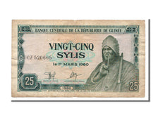 Guinea, 25 Sylis, 1960, KM #17, 1960-03-01, EF(40-45), CZ520665