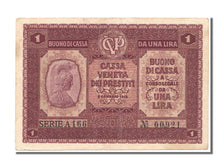 Italy, 1 Lira, 1918, KM #M4, 1918-01-02, AU(55-58), A166 00921
