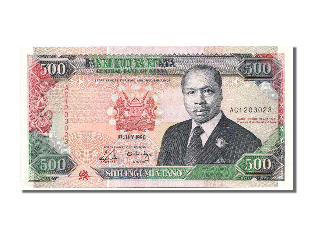 Kenya, 500 Shillings, 1990, KM #30c, 1990-07-01, UNC(63), AC1203023