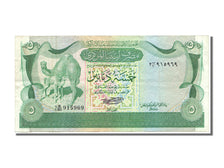 Libya, 5 Dinars, KM #50, EF(40-45), 2 B/60 915969