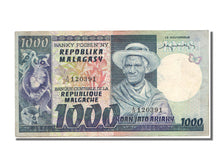 Madagascar, 1000 Francs = 200 Ariary, KM #76a, EF(40-45), A/15 120391