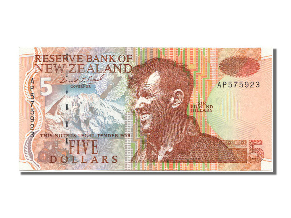 New Zealand, 5 Dollars, KM #177a, UNC(63), AP575923