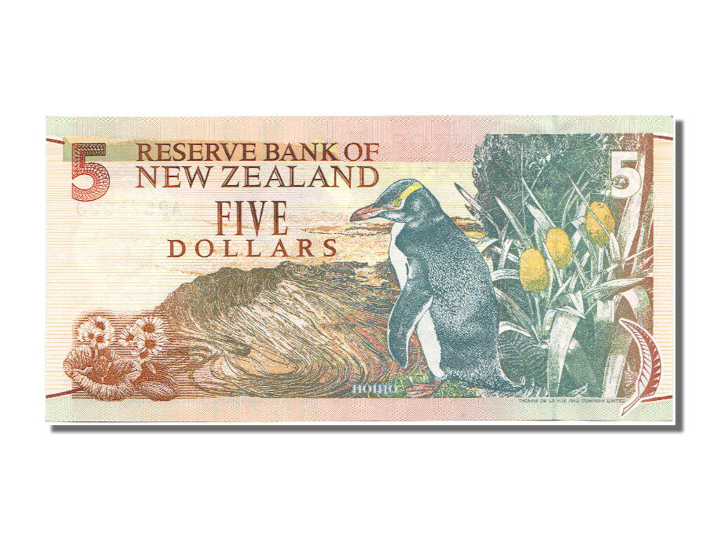 New Zealand, 5 Dollars, KM #177a, UNC(63), AP575923