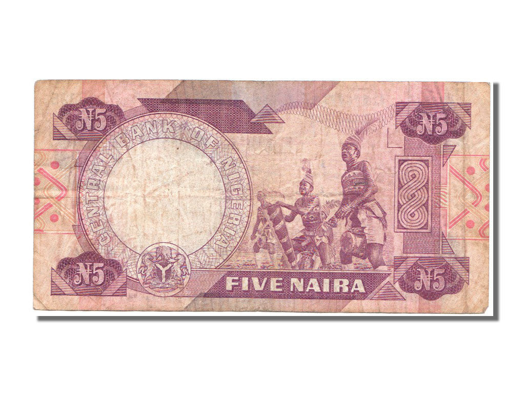 Banknote, Nigeria, 5 Naira, EF(40-45)