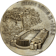 Monaco, Médaille, Stade Louis II, Inauguration par le Prince Rainier III, 1985