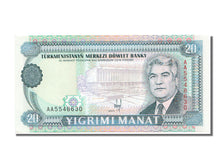 Turkmenistan, 20 Manat, KM #4a, UNC(65-70), AA5548630