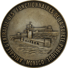 Monaco, Médaille, Fonctionnaires de la Police d'Etat, Drago, SUP, Silvered
