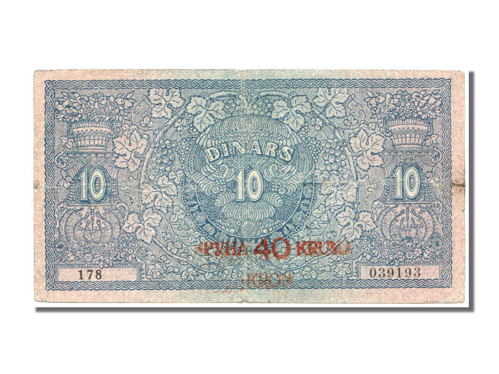 Yougoslavie, 10 Dinara type 1919