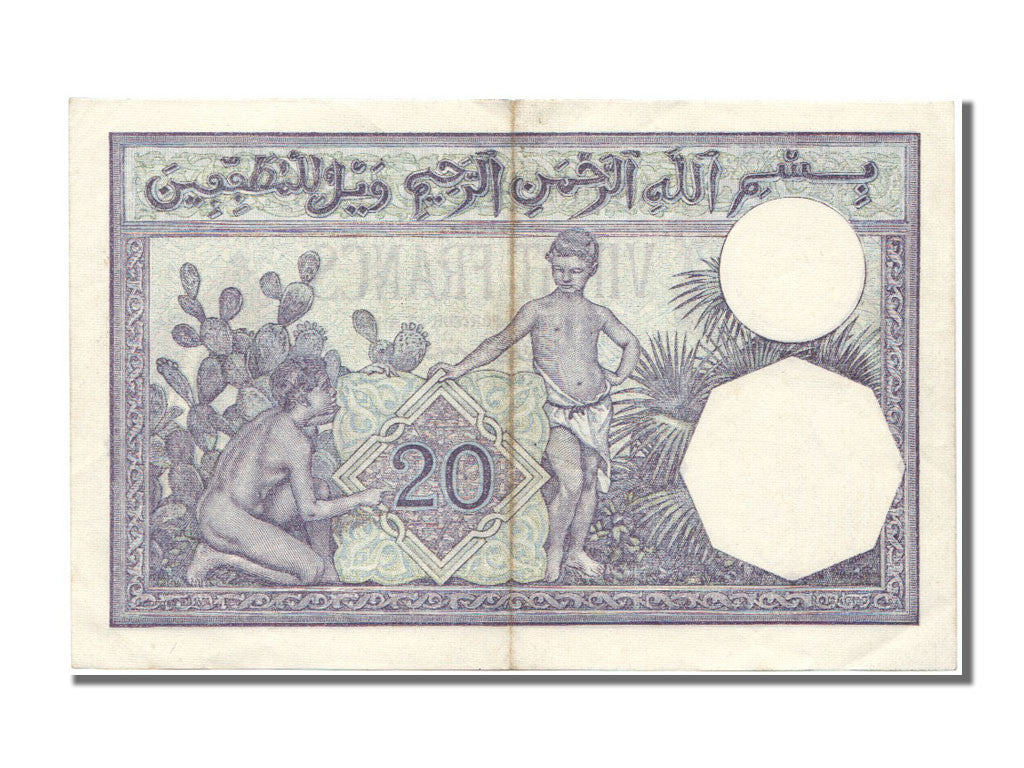 Banconote, Algeria, 20 Francs, 1932, 1932-07-19, SPL