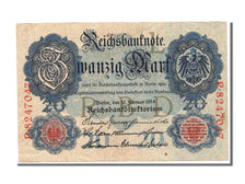Germany, 20 Mark, 1914, KM #46b, 1914-02-19, UNC(60-62), P8247047