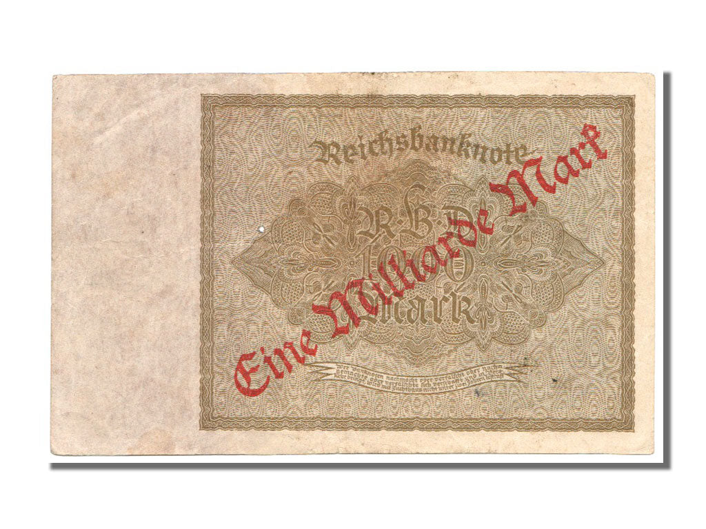 Germany, 1 Milliarde Mark on 1000 Mark, 1922, KM #113b, 1922-12-15, EF(40-45),..