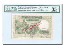 Billete, 50 Francs-10 Belgas, ND (1935-1947), Bélgica, KM:101, Undated, graded