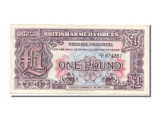 Great Britain, 1 Pound, KM #M22a, AU(55-58), AA/5 874337