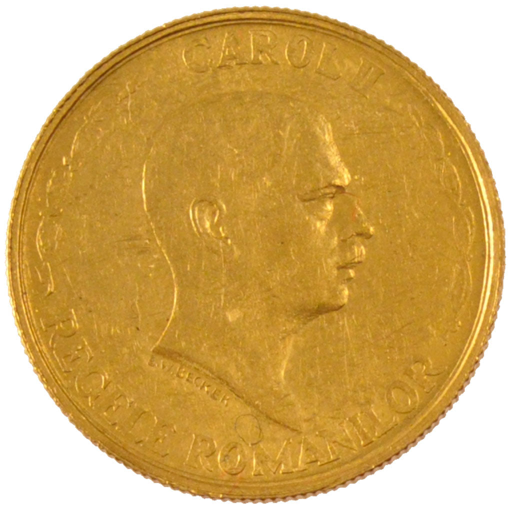 Romania, 20 Lei, 1940, Bucarest, AU(50-53), Gold, 6.37