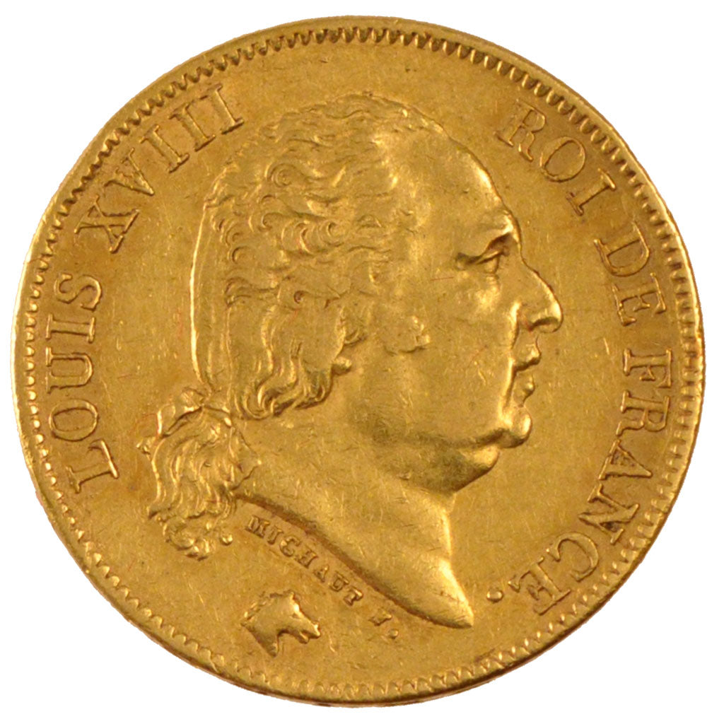 Louis XVIII, 40 Francs or