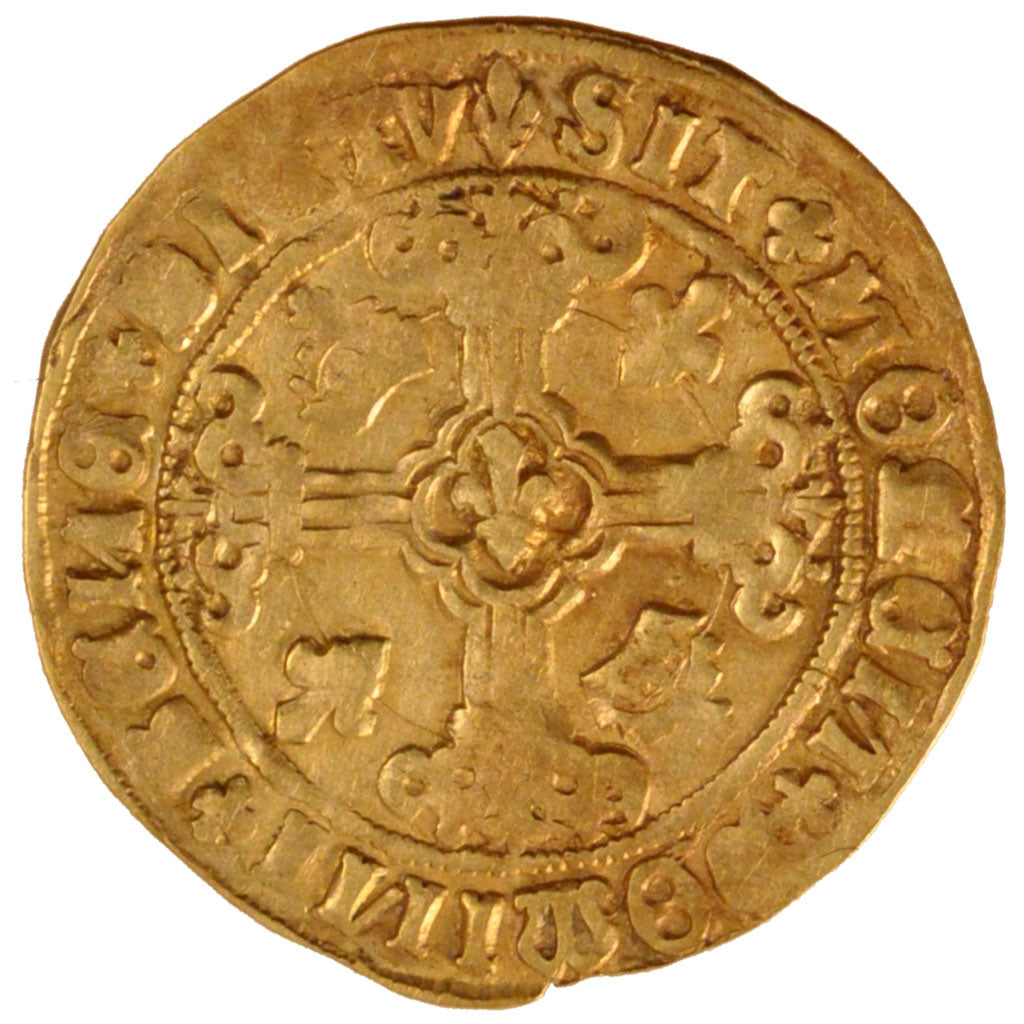 Belgium, Florin, Brugges, EF(40-45), Gold, Delmonte #513, 3.28