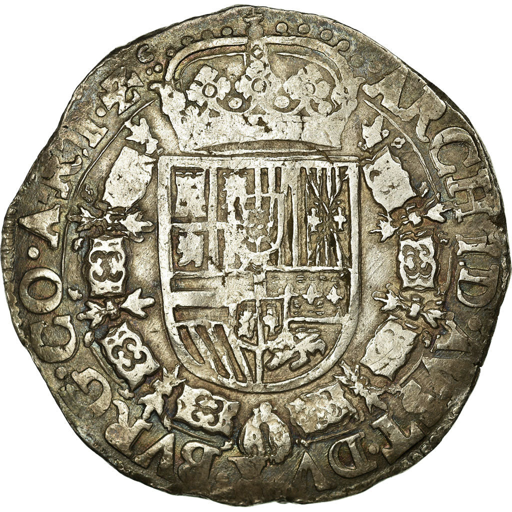Moneta, Paesi Bassi Spagnoli, Artois, Patagon, 1629, Arras, BB+, Argento, KM:4