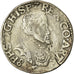 Munten, Frankrijk, Philipp II of Spain, 1/2 Ecu, 1587, Arras, FR+, Zilver