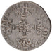 FRANCE, 1/20 Ecu, 1584, Arras, VF(30-35), Silver, Boudeau #1982, 3.19
